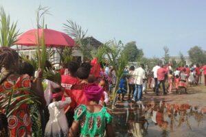 Domingo de Ramos em Port Gentil,  Páscoa em Libreville