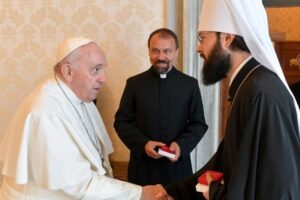 O Papa recebeu o metropolita Antonij do Patriarcado de Moscou