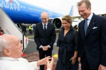 Papa chega a Luxemburgo, primeira etapa da 46ª Viagem Apostólica do Pontificado
