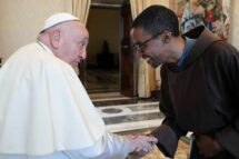 Frei Gilson Frede pela primeira vez num Capítulo Geral