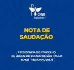 Saudação da Presidência do Regional Sul 1  para o Conselho Nacional do Laicato do Brasil no Estado de São Paulo  (CNLB- SUL 1)