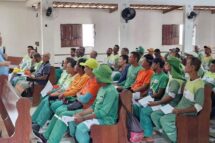 Dia dos Pobres na diocese de Palmares/PE com oração e café da manhã a garis