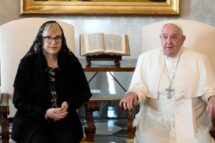 Papa Francisco recebe a presidente da Eslovênia