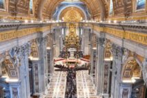 Cardeal Tempesta celebra Santa Missa na Basílica de São Pedro