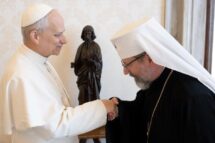 Leão XIV recebe Sviatoslav Schevchuk no Vaticano