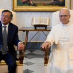 Papa Leão XIV encontra presidente da Colômbia no Vaticano
