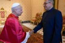 Papa Leão XIV recebe presidente de São Tomé e Príncipe