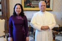 Papa em audiência com a vice-presidente do Vietnã no Vaticano