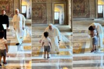 Um abraço inesperado, Papa Leão e a espontaneidade de uma criança