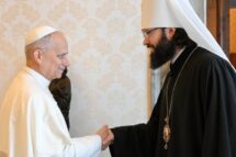 O Papa encontrou-se com o metropolita Antonij