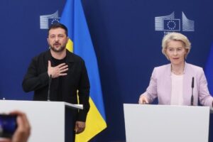 Ucrânia, na cúpula Trump-Zelensky também presentes líderes europeus e a OTAN