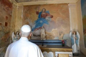 Leão XIV visita o Santuário de Nossa Senhora das Graças de Mentorella