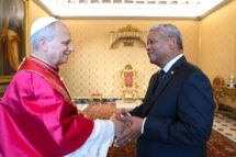 Leão XIV recebe em audiência presidente da República de Seychelles