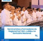 Seminaristas e Formadores do Regional Sul 1 têm Jubileu no Santuário Nacional
