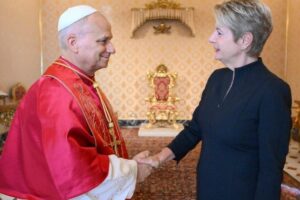 Leão XIV recebe a presidente da Federação Helvética