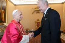 Papa Leão XIV recebe Presidente da Lituânia no Vaticano