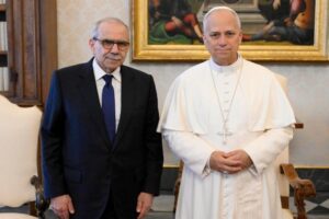 Leão XIV e primeiro-ministro do Líbano: em pauta, a viagem ao país em 30 de novembro