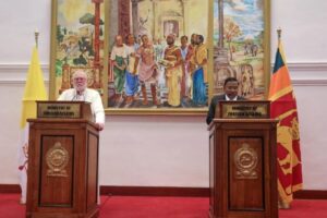 Arcebispo Gallagher se reúne com presidente do Sri Lanka Dissanayake