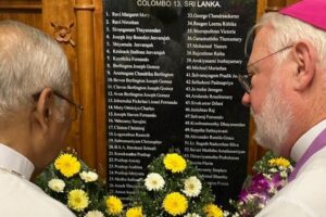 No Sri Lanka, Gallagher visita local dos atentados de 2019