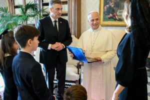 Leão XIV recebe em audiência o presidente da Croácia