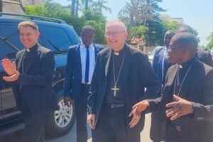 O Cardeal, Secretário de Estado,  Pietro Parolin,  em Moçambique