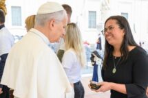 Papa Leão recebeu a imagem de Santa Dulce dos Pobres
