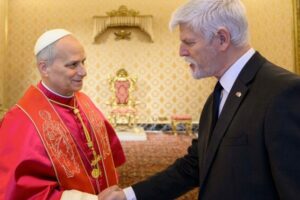 Leão XIV recebe presidente da República Tcheca