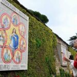 Nos Jardins Vaticanos, Papa inaugura mosaico mariano e imagem de Sta. Rosa de Lima
