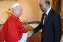 Leão XIV recebe o presidente de Singapura no Vaticano