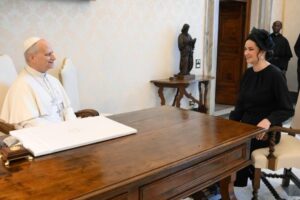 Papa Leão recebe primeira-ministra da Lituânia, Inga Ruginienė