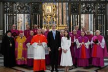 Rei Felipe VI toma posse do título de “Protocanônico” de Santa Maria Maior