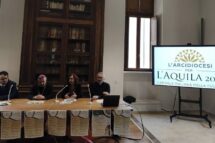 A Igreja em L'Aquila, capital da cultura 2026, com o Perdão Celestino no programa