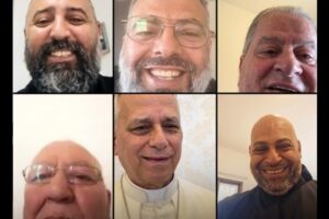 O Papa faz uma videochamada aos padres do sul do Líbano