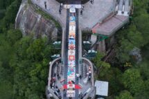 Tapete de Corpus Christi no Santuário Cristo Redentor