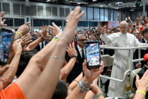 Papa: a gratuidade dos voluntários deixou Madri mais próxima a Jesus