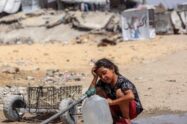 Em Gaza, pouca água e alto risco de epidemias. O desafio diário pela sobrevivência