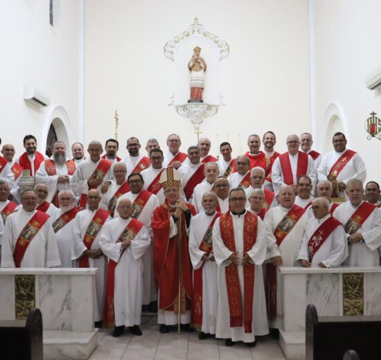 Dia dos Diáconos – Celebração na Paróquia São Carlos Borromeu, a festa de São Lourenço.