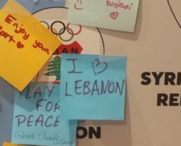 Jogos do Mediterrâneo, o mural que fala de paz e amizade