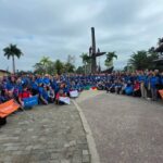 Cardeal Spengler com 320 romeiros peregrinam ao Santuário de Aparecida