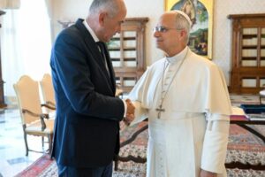 Papa recebe em audiência o primeiro-ministro da Eslovênia