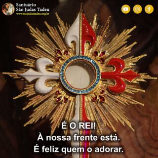 O que é nascido de Deus vence o mundo; e esta é a vitória que vence o mundo: a nossa fé. Feliz Quinta-feira!

Inscreva-se no nosso Canal
youtube.com/@SaoJudasTadeuSantuario

Páginas oficiais do Santuário:
✓ Instagram – https://abre.ai/d6fu
✓ Site Oficial – http://saojudastadeu.org.br/
#rezemosjuntos