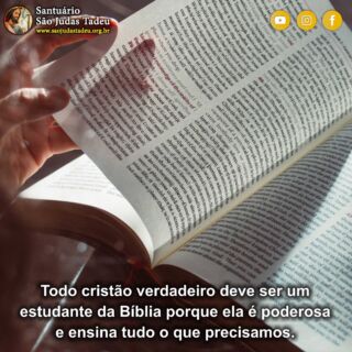 O que é nascido de Deus vence o mundo; e esta é a vitória que vence o mundo: a nossa fé. Feliz Sábado!

Inscreva-se no nosso Canal
youtube.com/@SaoJudasTadeuSantuario

Páginas oficiais do Santuário:
✓ Instagram – https://abre.ai/d6fu
✓ Site Oficial – http://saojudastadeu.org.br/
#rezemosjuntos