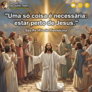 O que é nascido de Deus vence o mundo; e esta é a vitória que vence o mundo: a nossa fé. Feliz Quarta-feira!

Inscreva-se no nosso Canal
youtube.com/@SaoJudasTadeuSantuario

Páginas oficiais do Santuário:
✓ Instagram – https://abre.ai/d6fu
✓ Site Oficial – http://saojudastadeu.org.br/
#rezemosjuntos