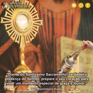 O que é nascido de Deus vence o mundo; e esta é a vitória que vence o mundo: a nossa fé. Feliz Quinta-feira!

Inscreva-se no nosso Canal
youtube.com/@SaoJudasTadeuSantuario

Páginas oficiais do Santuário:
✓ Instagram – https://abre.ai/d6fu
✓ Site Oficial – http://saojudastadeu.org.br/
#rezemosjuntos