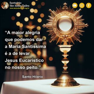 Espera no Senhor, anima-te, e ele fortalecerá o teu coração. Feliz Quinta-feira!

Inscreva-se no nosso Canal
youtube.com/@SaoJudasTadeuSantuario

Páginas oficiais do Santuário:
✓ Instagram – https://abre.ai/d6fu
✓ Site Oficial – http://saojudastadeu.org.br/
#rezemosjuntos