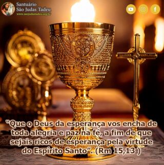 Espera no Senhor, anima-te, e ele fortalecerá o teu coração. Feliz Terça-feira!

Inscreva-se no nosso Canal
youtube.com/@SaoJudasTadeuSantuario

Páginas oficiais do Santuário:
✓ Instagram – https://abre.ai/d6fu
✓ Site Oficial – http://saojudastadeu.org.br/
#rezemosjuntos