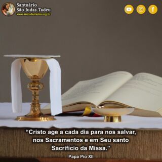 Descanse seu coração na fidelidade de Deus, Ele nunca falha.  Feliz Domingo!

Inscreva-se no nosso Canal
youtube.com/@SaoJudasTadeuSantuario

Páginas oficiais do Santuário:
✓ Instagram – https://abre.ai/d6fu
✓ Site Oficial – http://saojudastadeu.org.br/
#rezemosjuntos