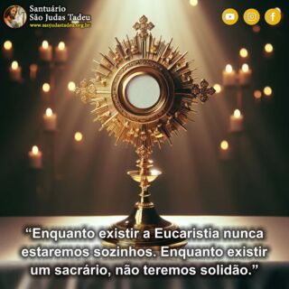 Descanse seu coração na fidelidade de Deus, Ele nunca falha. Feliz Sexta-feira!

Inscreva-se no nosso Canal
youtube.com/@SaoJudasTadeuSantuario

Páginas oficiais do Santuário:
✓ Instagram – https://abre.ai/d6fu
✓ Site Oficial – http://saojudastadeu.org.br/
#rezemosjuntos